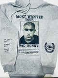Reggaeton hoodie bunny most wanted tour conejito malo
